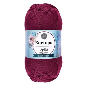 Kartopu K747 Mürdüm Lotus Bikini Büstiyer Bluz Örgü İpi