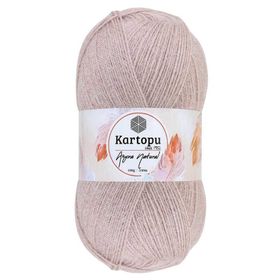 Kartopu K754 Kirli Gül Angora Naturel El Örgü İpi