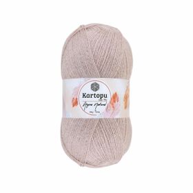 Kartopu K754 Kirli Gül Angora Naturel El Örgü İpi