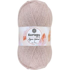 Kartopu K754 Kirli Gül Angora Naturel El Örgü İpi