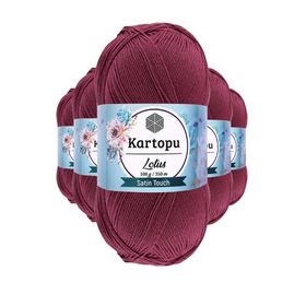 Kartopu K756 Begonvil Lotus Bikini Büstiyer Bluz 5 Adet Örgü İpi
