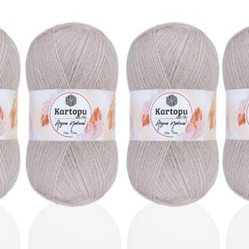 Kartopu K762 Taş Angora Naturel El Örgü İpi