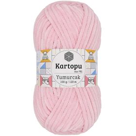 Kartopu K768 Bebe Pembe Yumurcak Kadife El Örgü İpi