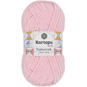 Kartopu K768 Bebe Pembe Yumurcak Kadife El Örgü İpi