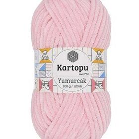 Kartopu K768 Bebe Pembe Yumurcak Kadife El Örgü İpi