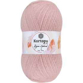 Kartopu K776 Pudra Angora Naturel El Örgü İpi