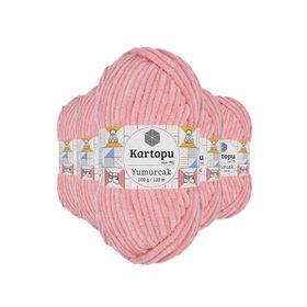 Kartopu K777 5 Adet Pudra Yumurcak Kadife El Örgü İpi