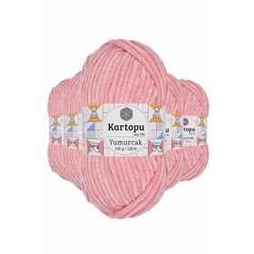 Kartopu K777 5 Adet Pudra Yumurcak Kadife El Örgü İpi