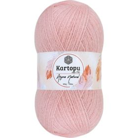 Kartopu K780 Gelin Pembesi Angora Naturel El Örgü İpi