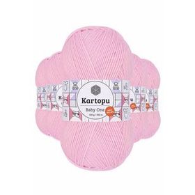 Kartopu K782 5 Adet Açık Pembe Baby One Tüylenmeyen El Örgü İpi Yünü