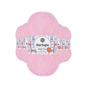 Kartopu K782 5 Adet Açık Pembe Baby One Tüylenmeyen El Örgü İpi Yünü