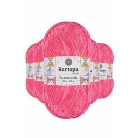 Kartopu K798 5 Adet Pembe Yumurcak Kadife El Örgü İpi