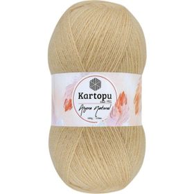 Kartopu K837 Angora Natural El Örgü İpi