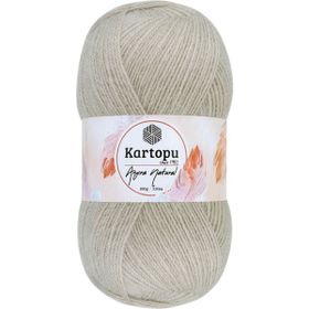 Kartopu K844 Angora Natural El Örgü İpi