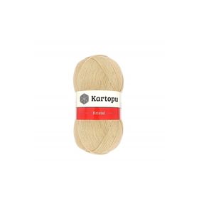 Kartopu K884 Flora Bej El Örgü Patik İpi