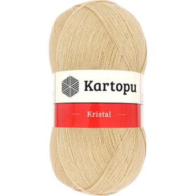 Kartopu K884 Flora Bej El Örgü Patik İpi