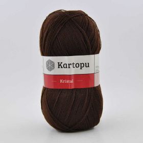 Kartopu K890 Kristal Kahverengi El Örgü Patik İpi