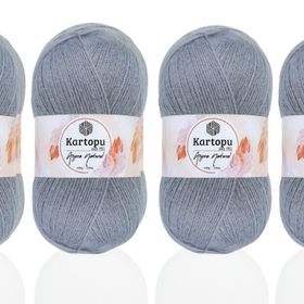 Kartopu K899 Angora Natural El Örgü İpi