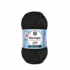 Kartopu K940 100 gr Siyah Lotus El Örgü İpi