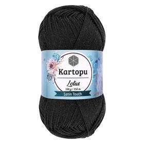 Kartopu K940 Siyah Lotus Bikini Büstiyer Bluz Örgü İpi