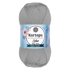 Kartopu K941 Açık Gri Lotus Bikini Büstiyer Bluz Örgü İpi