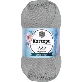Kartopu K941 Açık Gri Lotus Bikini Büstiyer Bluz Örgü İpi