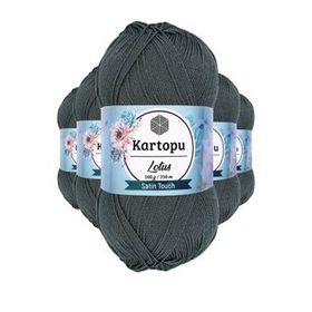 Kartopu K944 Füme Lotus Bikini Büstiyer Bluz 5 Adet Örgü İpi