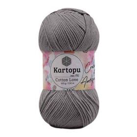 Kartopu K990 Gri Cotton Love 100 gr El Örgü İpi