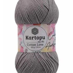 Kartopu K990 Gri Cotton Love 100 gr El Örgü İpi