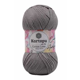 Kartopu K990 Gri Cotton Love 100 gr El Örgü İpi
