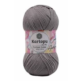 Kartopu K990 Gri Cotton Love 100 gr El Örgü İpi