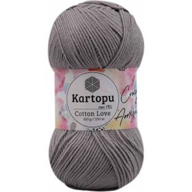 Kartopu K990 Gri Cotton Love 100 gr El Örgü İpi