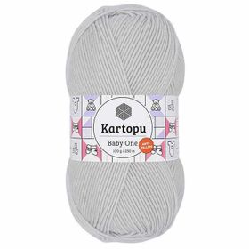 Kartopu K992 100 gr Açık Gri Baby One El Örgü İpi