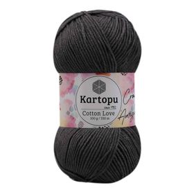 Kartopu K995 Koyu Gri Cotton Love 100 gr El Örgü İpi