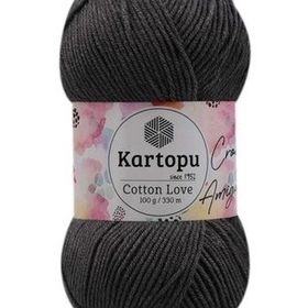 Kartopu K995 Koyu Gri Cotton Love 100 gr El Örgü İpi