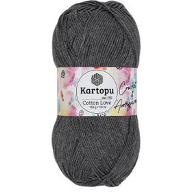 Kartopu K995 Koyu Gri Cotton Love 100 gr El Örgü İpi