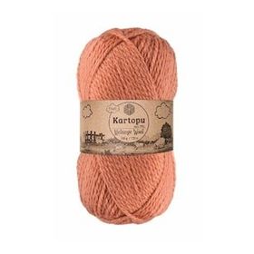 Kartopu Soğan Kabuğu K784 Melange Wool El Örgü İpi