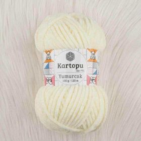 Kartopu Yumurcak Kadife Krem K335 El Örgü İpi