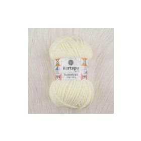 Kartopu Yumurcak Kadife Krem K335 El Örgü İpi