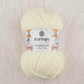 Kartopu Yumurcak Kadife Krem K335 El Örgü İpi
