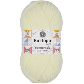 Kartopu Yumurcak Kadife Krem K335 El Örgü İpi