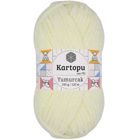 Kartopu Yumurcak Kadife Krem K335 El Örgü İpi