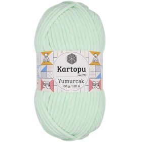 Kartopu Yumurcak Kadife Su Yeşili K560 El Örgü İpi