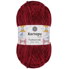 Kartopu Yumurcak Kadife Vişne Çürüğü K106 El Örgü İpi