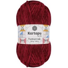 Kartopu Yumurcak Kadife Vişne Çürüğü K106 El Örgü İpi