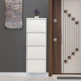 Kaser Metal DC-073 4'lü Beyaz Ayakkabılık