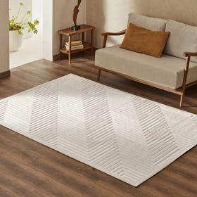 Kaşmir 7/24 İskandinav Corner Beyaz 80x300 cm Halı