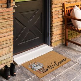 Kaşmir Halı Coco Cat Welcome 40x60 cm Paspas