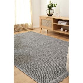 Kaşmir Halı Jüt Assos V2 Gri 80x150 cm Kilim