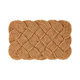 Kaşmir Halı Natural Coco Örgü 45x75 cm Paspas